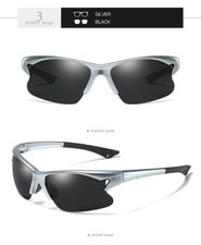 DUBERY Men Women Polarized Sport Sunglasses Driving Fishing Glasses UV400 D458-3