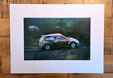 Colin McRae | Ford Focus World Rally Car | Signed Print | Rallying | WRC