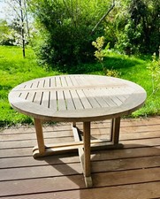 Garpa Teak- Holz Tisch rund 110 cm sehr schön