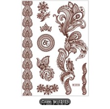 mehdi tatto, red lace tatto sticker waterproof temporary tatto