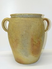 GRAND POT CHARNIER TERRE CUITE XIXe AVEC 2 ANSES SANS COUVERCLE DECO JARDIN