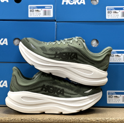 Hoka One One Bondi 9 Sea Moss Eucalyptus Mens Running Casual