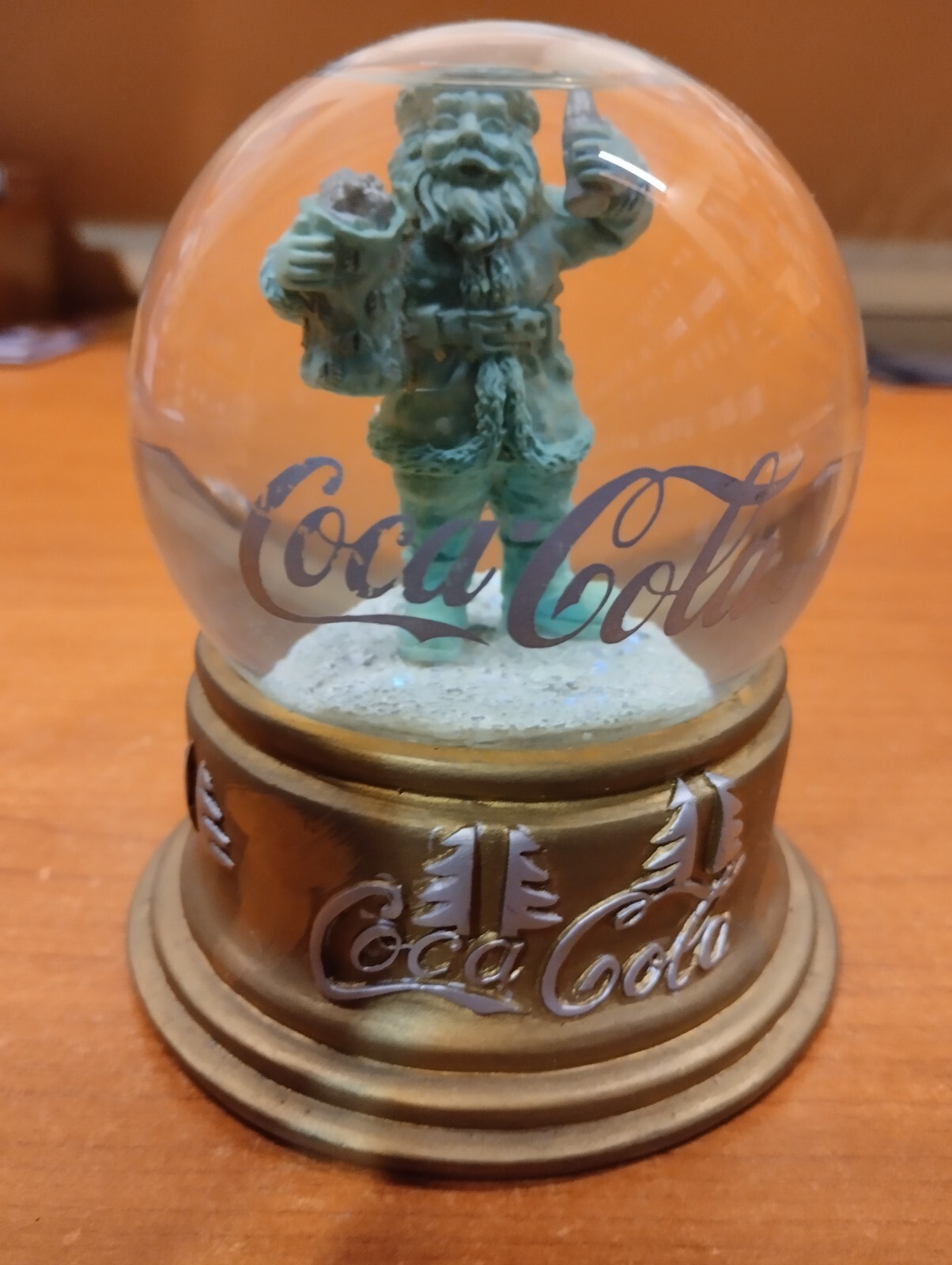 Palla con Neve Snow Globe Pubblicità Coca Cola Babbo Natale #
