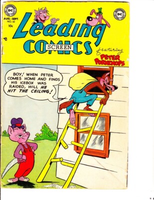 Leading Screen Comics 62 (1953): FREE to combine- in Fair/Good condition