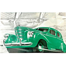 Original Vintage 1938 - GRAHAM AUTOMOBILE - Full-Page Color Print Advertisement