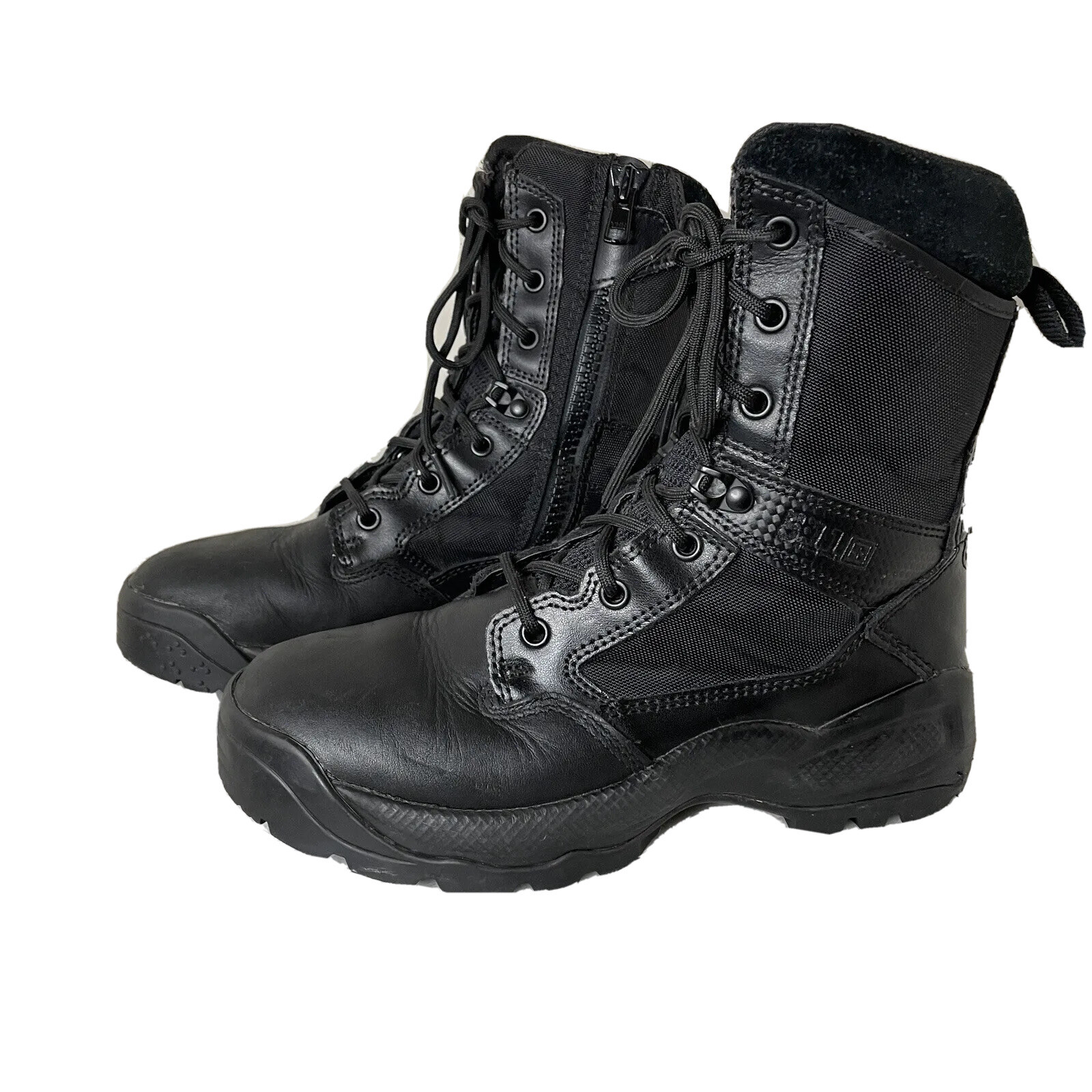 511 Tactical Boots Black ATAC 8" Side Zip Womens Size… Gem