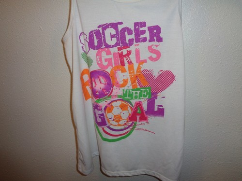 SO Soccer Girls Rock The Goal Pajamas 3 Piece Set Size 14 / 16 - Picture 9 of 11
