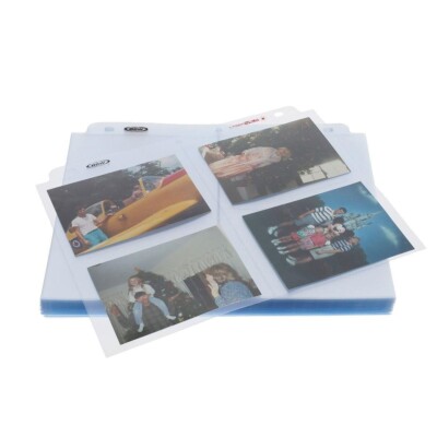 200 Album Pages 4 Pockets For Gaming Cards TGC / 3.5X5.25 Photos / Postcards BCW