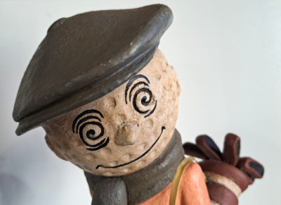 Dunlop Man Advertising Item Golf Figure Point of Sale Advertising