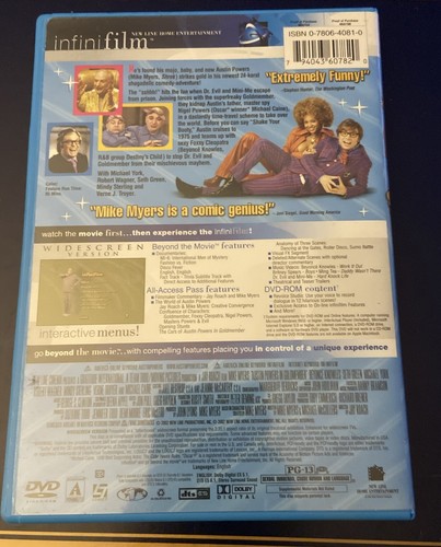 All 3 Austin Powers Comedy Movies 🍿 Mike Myers Hit Movies 3 DVD’s ! See Pics :) - Picture 17 of 17