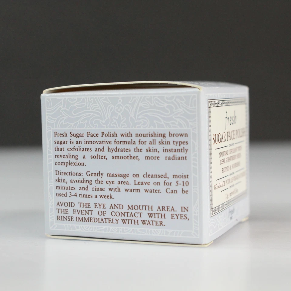 Fresh Sugar Face Polish Natural Exfoliant w/ Real Strawberries Travel Mini Size - Image 3 of 4