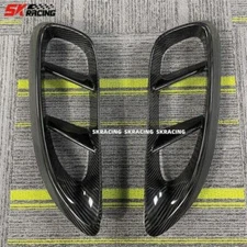 Dry Carbon Fiber Side Fenders Air Vent Cover For Porsche 718 982 Boxster Cayman