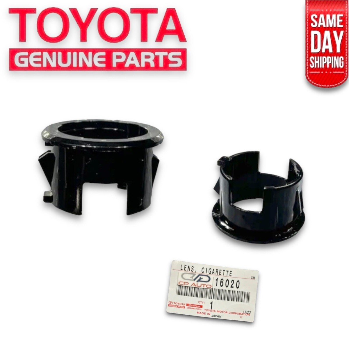 toyota cigarette holder NEW 89 - 95 TOYOTA PICKUP CIGARETTE LIGHTER HOLDER BEZEL TRIM STAY OEM