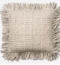 JOANNA GAINES CREAM Pillow DOWN 22 X22 FIXER UPPER MAGNOLIA HOME FARMS NEW HGTVV