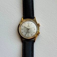 Vintage Manual Tudor Alarm with Gold-Plated Case (Recently Serviced)