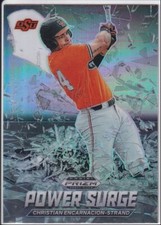 2021 Panini Prizm Draft Picks Christian Encarnacion-Strand Power Surge SILVER