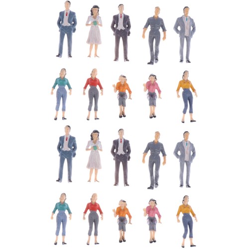 30 PCS Miniature People for Models Scale Vehicles Man Child