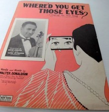 Gene Cirina Sheet Music Where'd You GetThose Eyes 