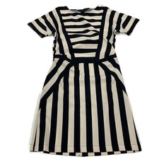 MARC BY MARC JACOBS M1123305 By Striped Dress Polyester White S