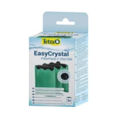 Tetra Easycrystal Filter Pack C250/300 Filtermaterial Mit Aktiv-Kohle, Filterpad