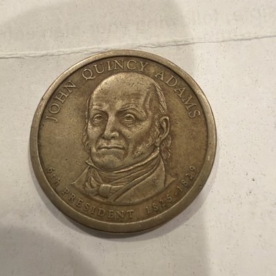 2008 S  Proof John Quincy Adams  presidential one dollar coin