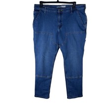 Carhartt Rugged Flex BD5110W Womens Relaxed Fit Double Front Jeans Size 18 NEW