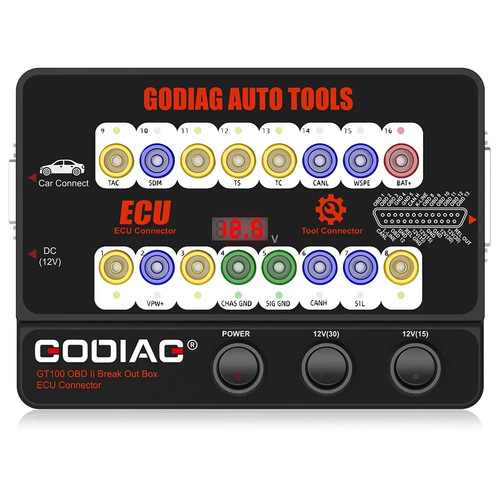 GT100 AUTO TOOLS OBDII Break Out Box ECU Connector OBDII 16PIN Detector Breakout - Picture 15 of 16