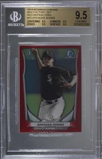 2014 Bowman Chrome Minis Red Refractor 4/5 Spencer Adams BGS 9.5 GEM MINT 0b2