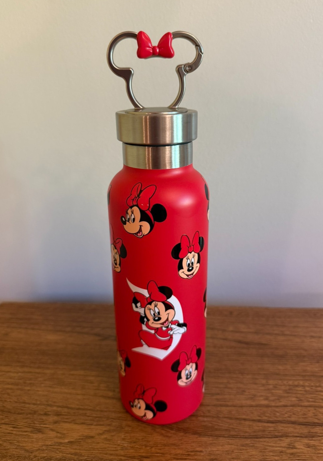 Disneyland Embossed Minnie Mouse 19oz Stainless Steel Water 