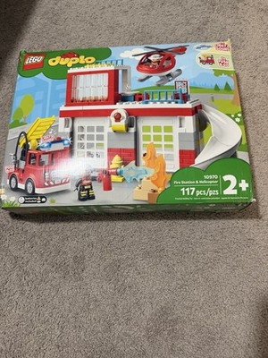 LEGO DUPLO: Fire Station & Helicopter (10970) Open Box Bags See Description
