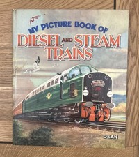 Rare Dean & Son My Picture Book of Diesel and Steam Trains 1960 Hardback Baldwin