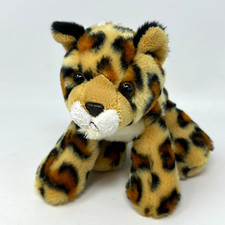 Aurora Jaguar Plush Stuffed Animal Yellow Spotted Cheetah Leopard Cub 6"