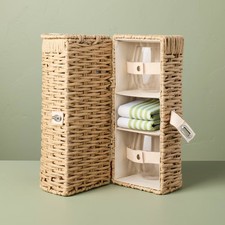 Hearth Hand with Magnolia Romantic Picnic Bottle 2 Glass Carrier Set NWT