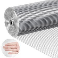 VEVOR Hardware Cloth 1/4" 36in x 50ft 23 Ga Wire Mesh Roll Chicken Wire Fencing