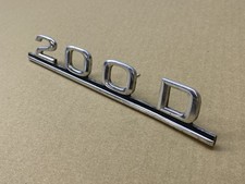 Mercedes W123 200D OM615 Heck Typschild Emblem Logo Schriftzug 1238170315 TOP Mercedes W123 200D OM615 Heck Typschild Emblem Logo Schriftzug 1238170315 TOP