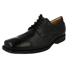 Men's Anatomical Grain Leather Formal Shoes - Steps