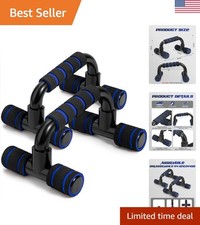 Ergonomic Push Up Bars 2 Pack - Portable Handles for Enhanced Strength Training