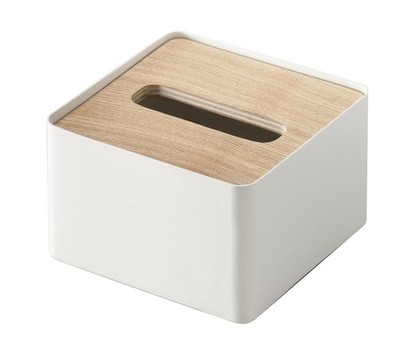 Yamazaki with lid tissue case Rin S natural