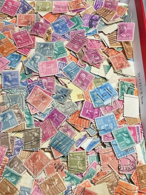 Unsearched, Estate Find, Over 800+ U.S. 1938 "Prexie" Series Stamps 1/2c - 50c - Image 3 of 3