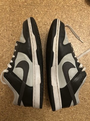 Nike Dunk Low, Größe 42.5 Black Medium Ash Light Silver Gebraucht
