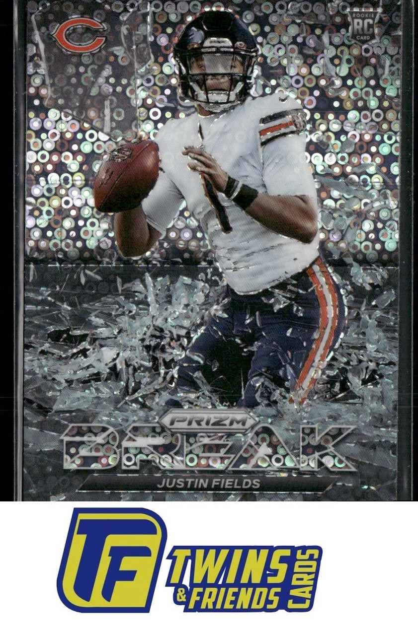 2021 Panini Prizm #PB-8 Justin Fields Prizm Break Prizms No Huddle