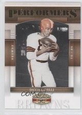 2007 Donruss Gridiron Gear Performers 248/500 Dante Lavelli #P-13 HOF d4y