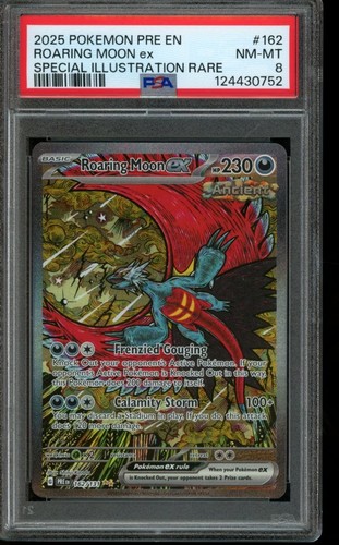 Roaring Moon ex graded PSA 8 for sale on eBay