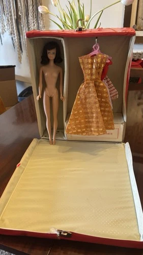 Barbie Midge Doll 1960s with Case, Clothing, and Accessories