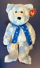 2002 TY "1999 Christmas Teddy" Bear Beanie Buddy MWMT   PRIVATE COLLECTION