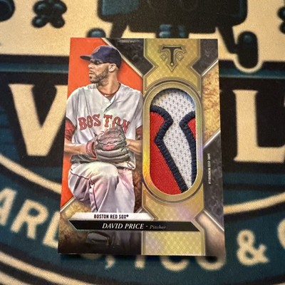 2017 Topps Triple Threads David Price 1/1  (Winning Lefty) Game Used Red Sox