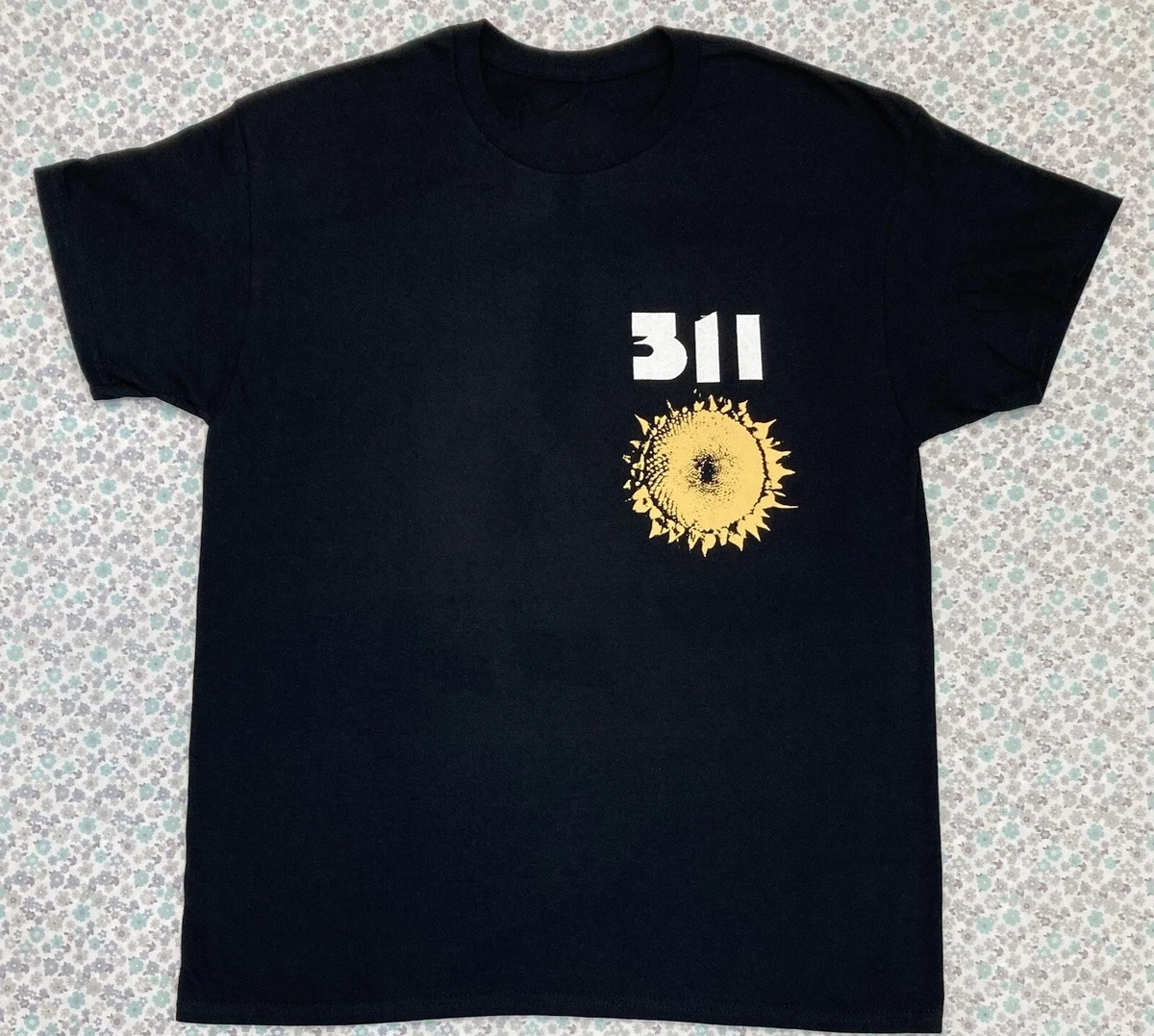 T-shirt Classique Gildan 311 - Logo Bande - Taille S à 5XL - Noir - Coton - Neuf Avec étiquettes