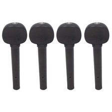4 Pieces 1/2 Size Violin Tuning Pegs Fiddle Tuning Peg Ebony String Tunning P...
