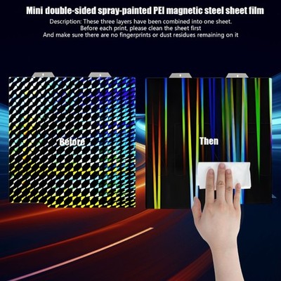 Textured Build Face For PETG ABS Materials Easy Model Removal