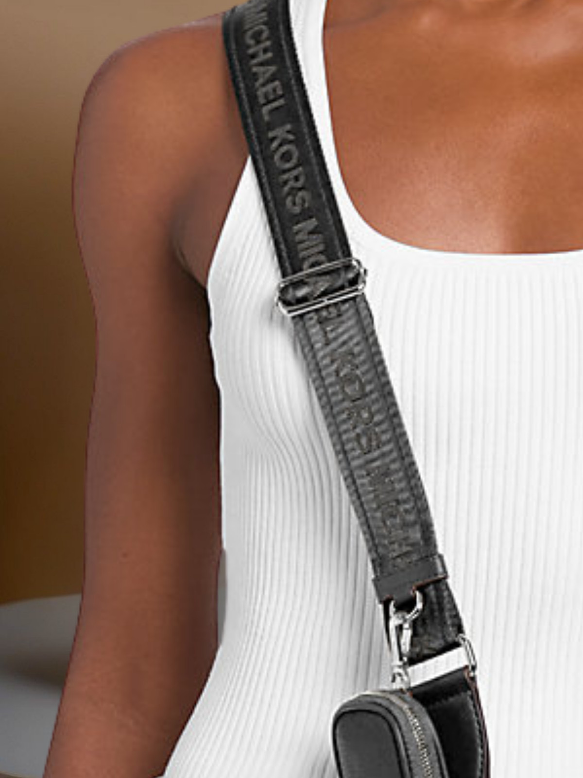 Michael Kors Women Small Leather Crossbody Bag Black Purse Handbag Messenger MK thumbnail 11